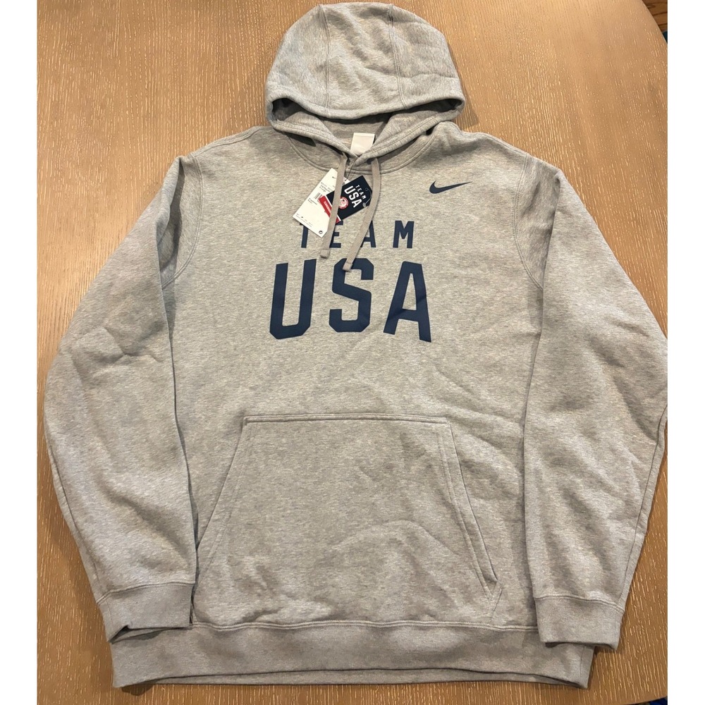 Nike Club Fleece Olympic Team USA Pullover Hoodie Fleece Brand New Size XL